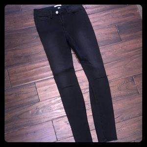 AQUA black skinny jeans